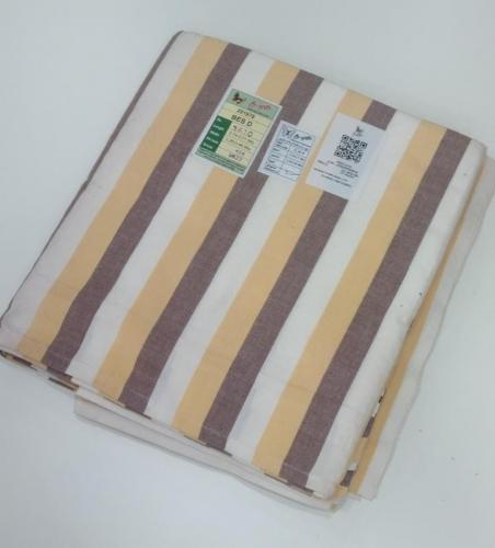 BEDSHEET STRIPE 90X108 2 PILLOW COVER